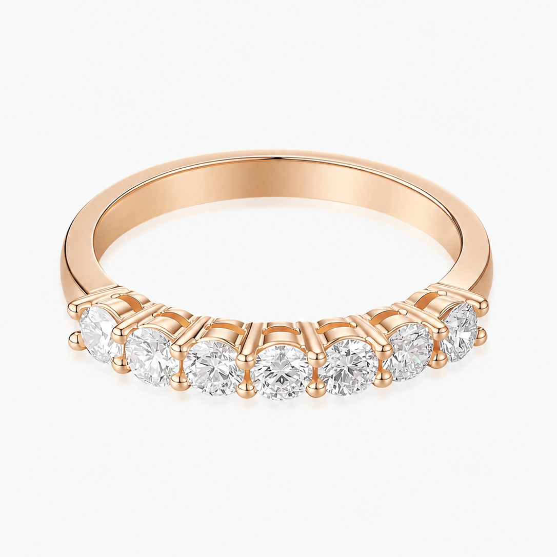Arc Light Round Lab-Grown Diamond Band Ring