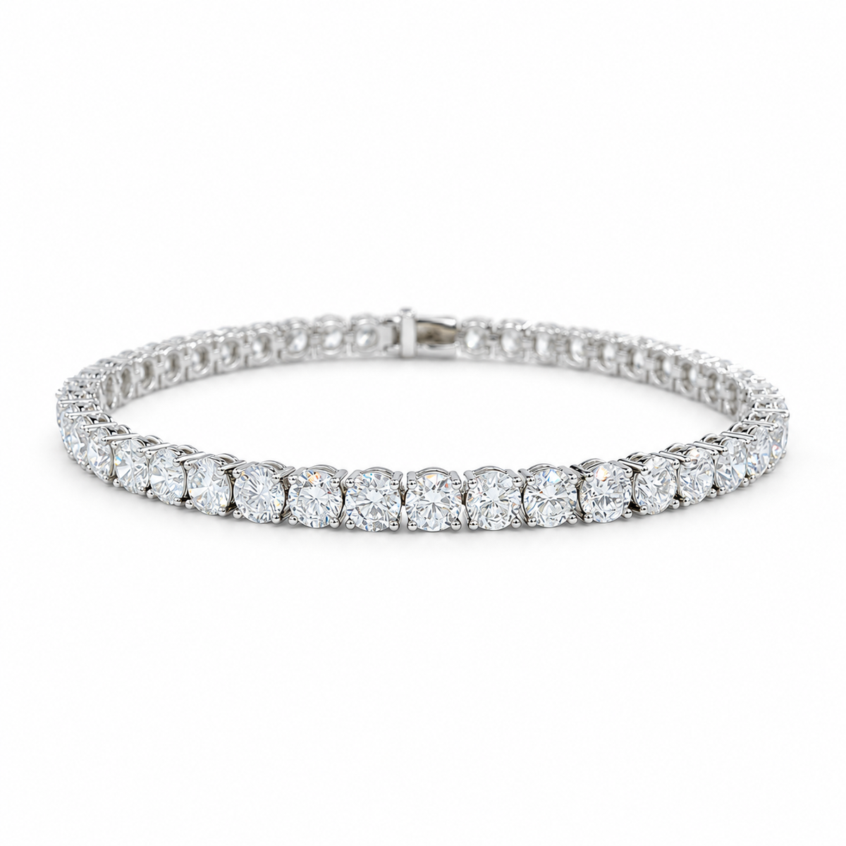 Classic Lab-Grown Diamond Tennis Bracelet, 0.2ct Each