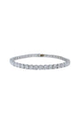 Lab-grown diamond tennis bracelet with round brilliant diamonds, approximately 0.15ct each