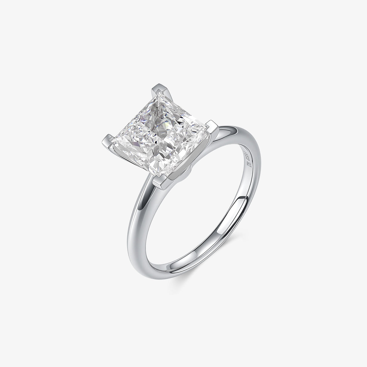 Princess Cut Solitaire Lab-Grown Diamond Engagement Ring